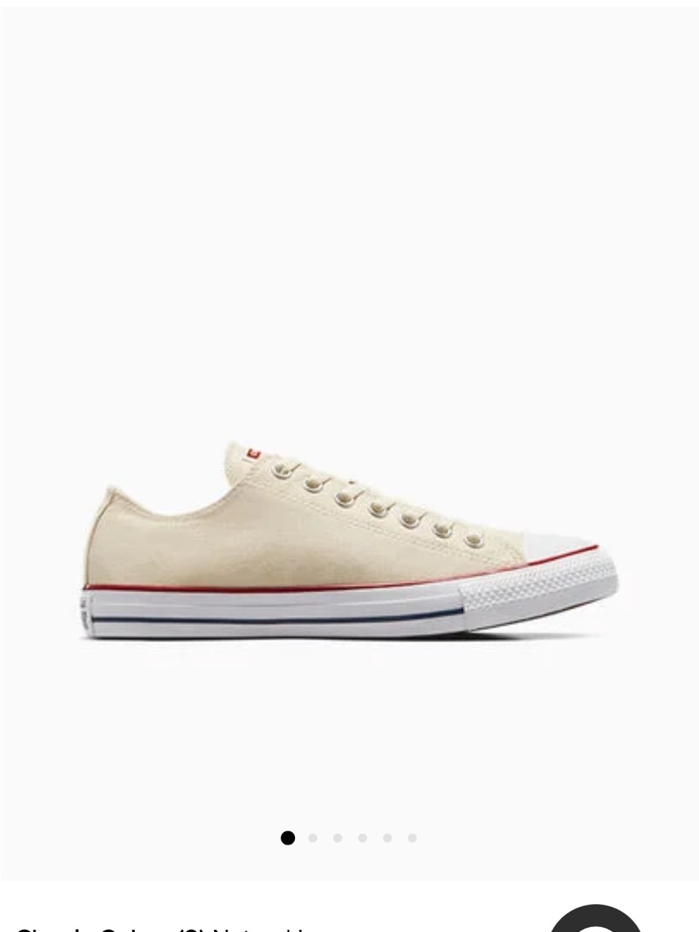 Converse Chuck Taylor Low Top Natural Ivory